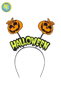 CERCHIETTO FRONTINO HALLOWEEN ZUCCA